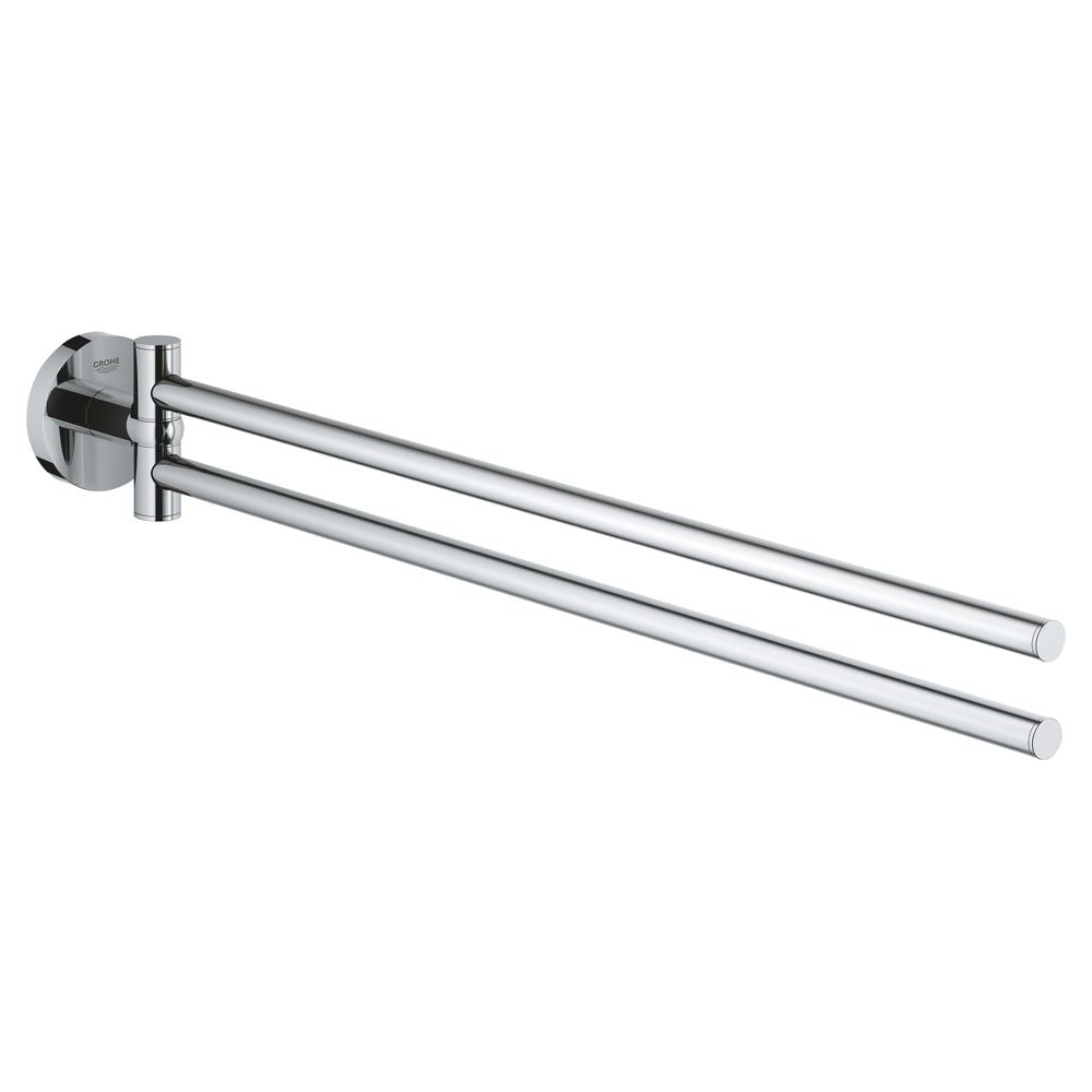 GROHE Porte Serviette 2 bras chrome Essantials 40371001