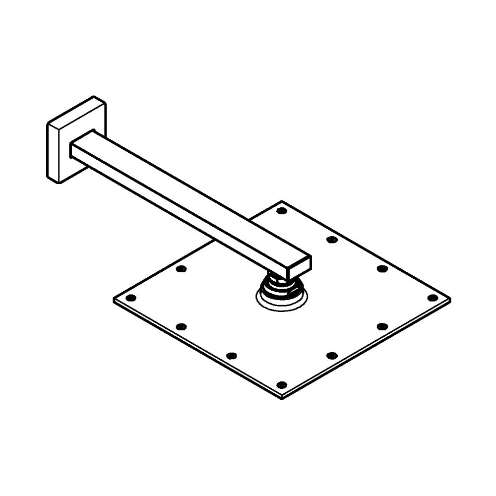GROHE Rainshower Allure 230 Ensemble douche de tête et bras 286 mm, 1 jet