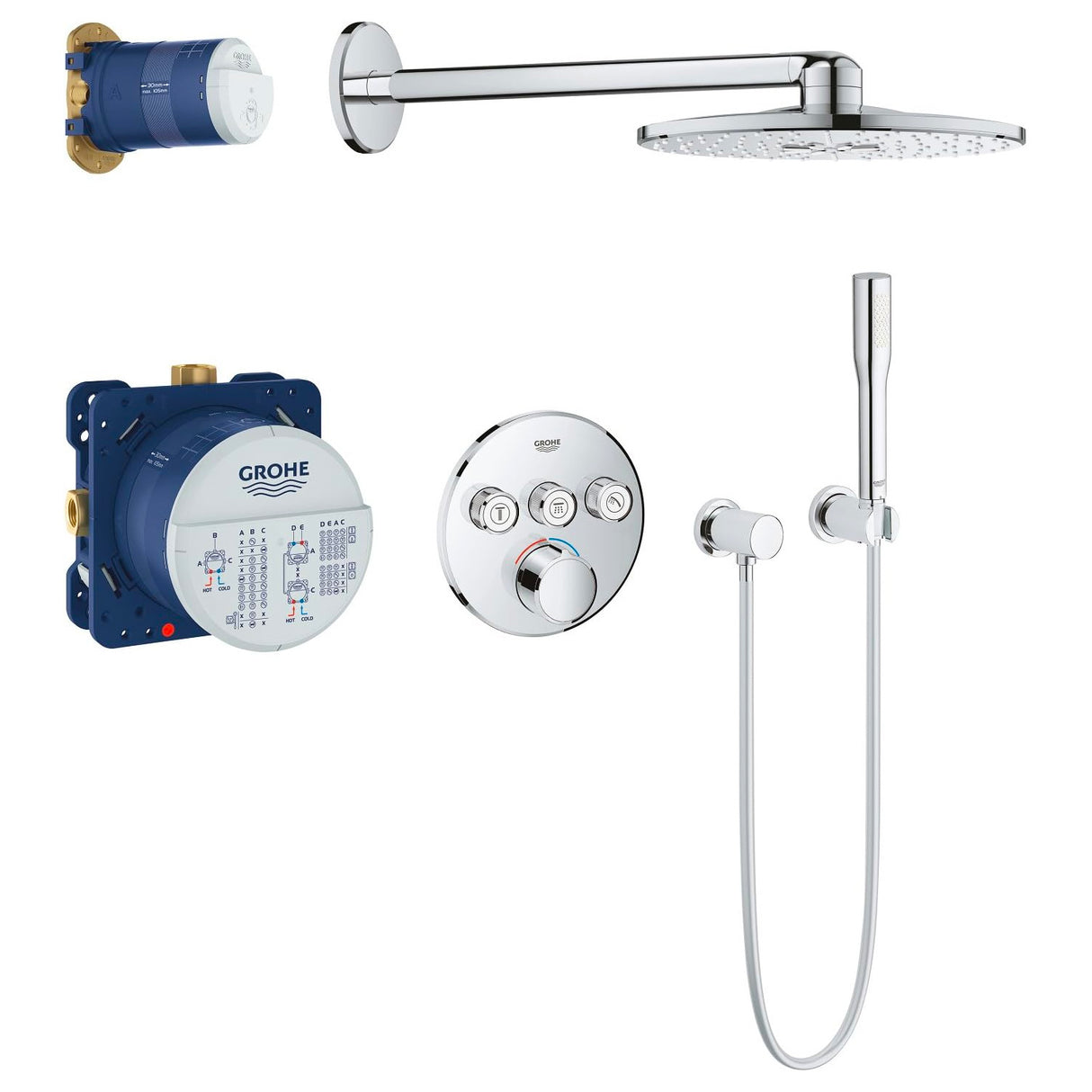 GROHE Douche encastrée 2 jets Smartcontrol 34709000