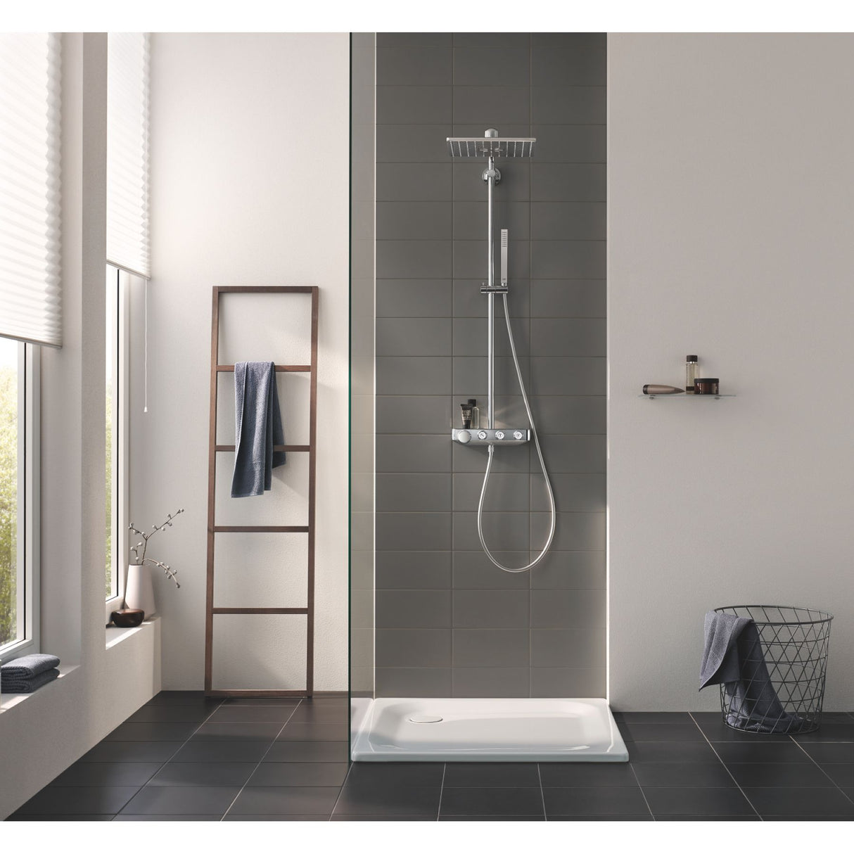 GROHE Colonne de douche XXL thermostatique Euphoria SmartControl System 310 Cube Duo chromé 26508000