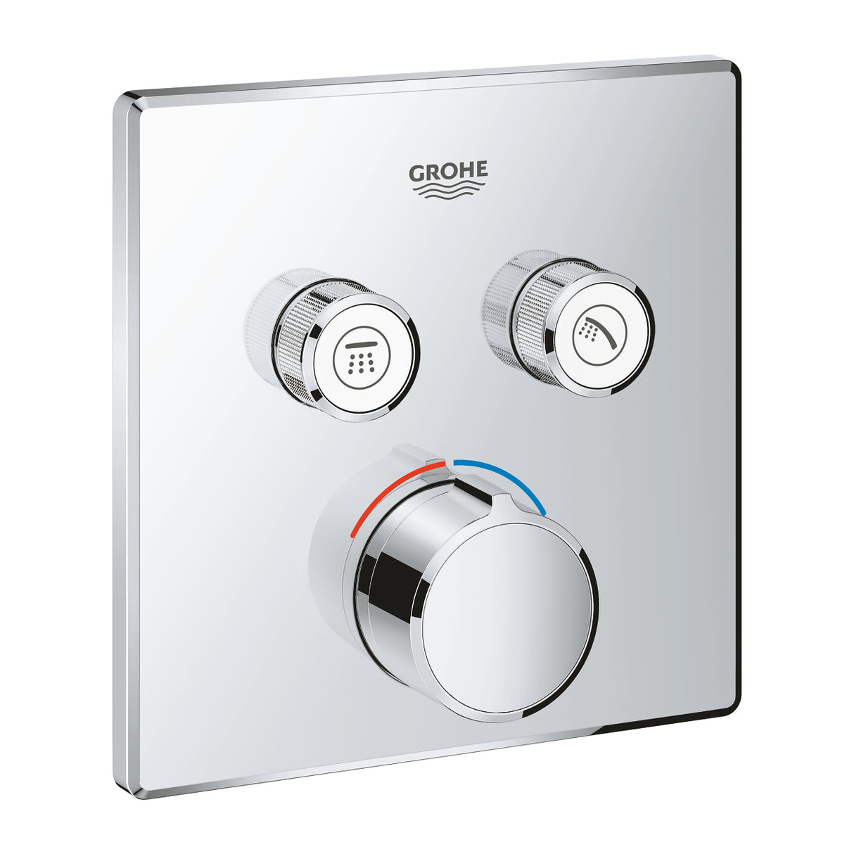 GROHE Mitigeur de douche encastré 2 sorties chromé SmartControl 29148000