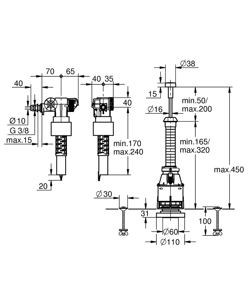 GROHE Servo Set 37494PI0