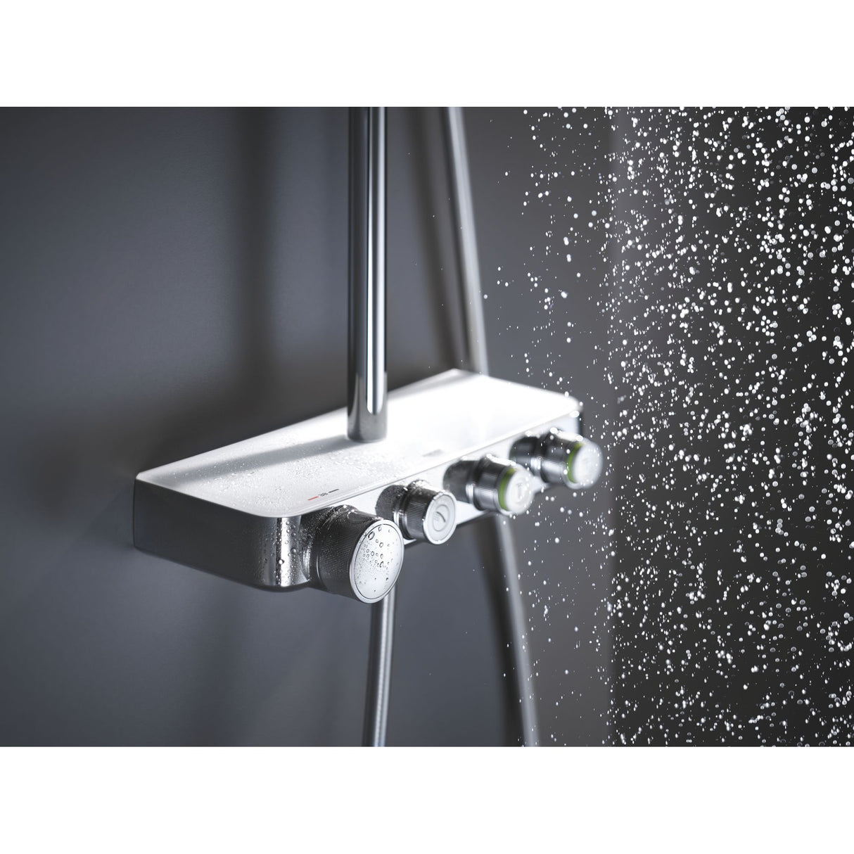 GROHE Colonne de douche 1 jet avec mitigeur thermostatique Euphoria SmartControl System 310 Cube Duo 26508LS0