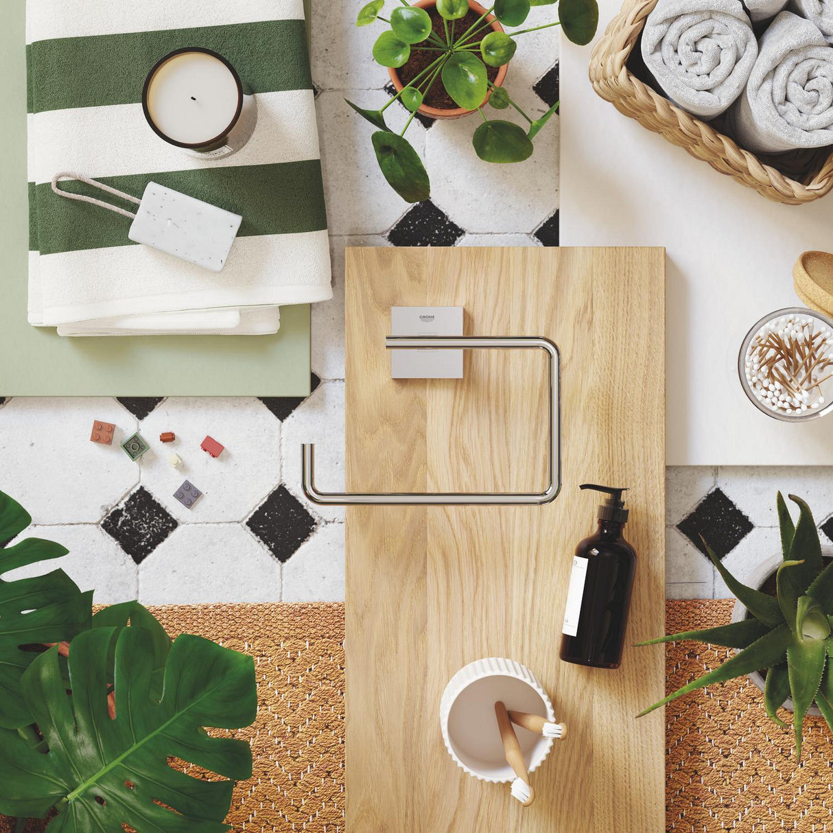 GROHE Porte-serviette anneau Start Cube