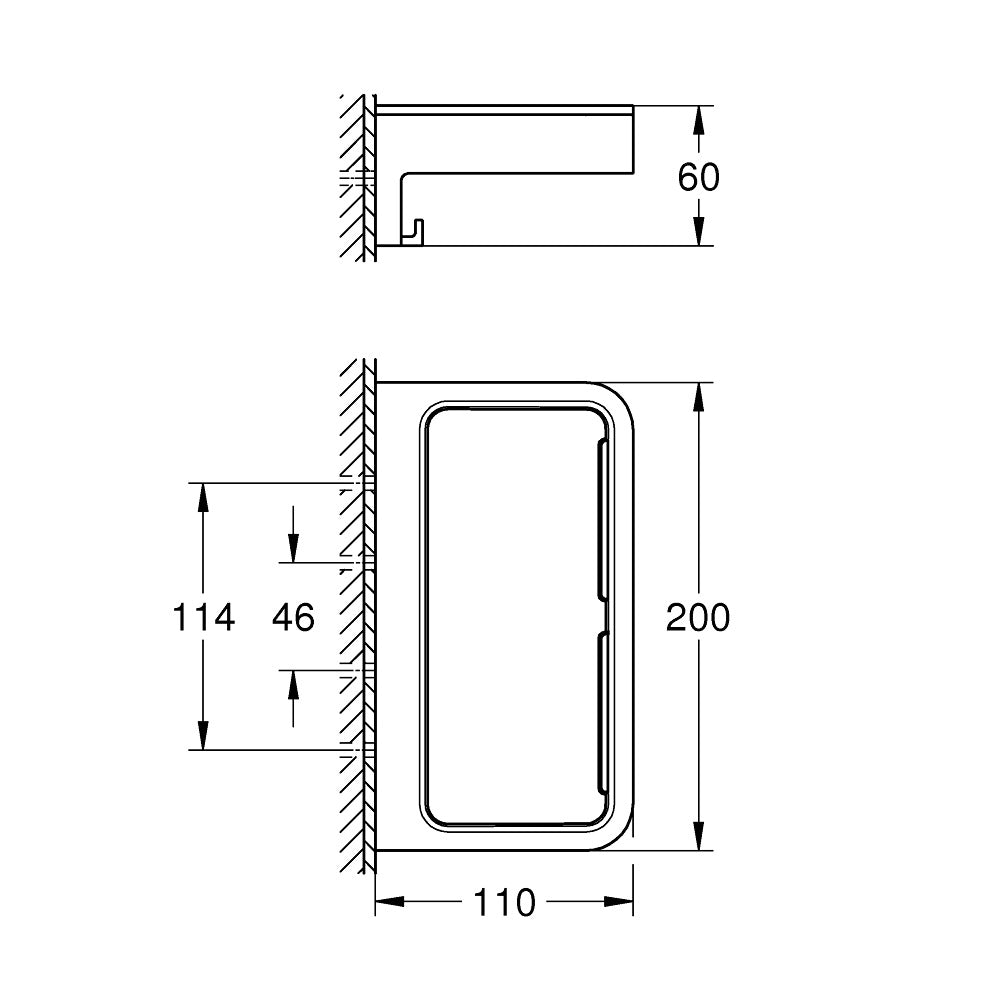 GROHE Panier de douche Start Cube