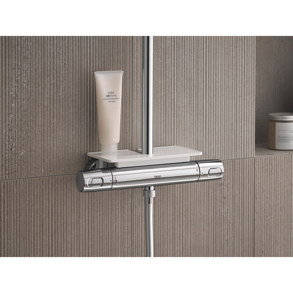 GROHE Colonne de douche 3 jets avec mitigeur thermostatique Vitalio Joy System 310 26401001