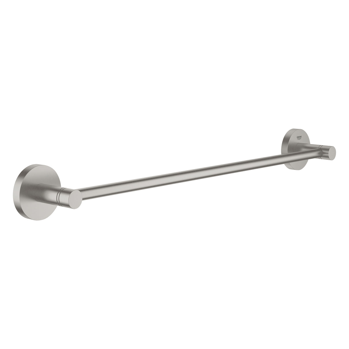 GROHE Porte-serviettes 1 barre Essentials Supersteel