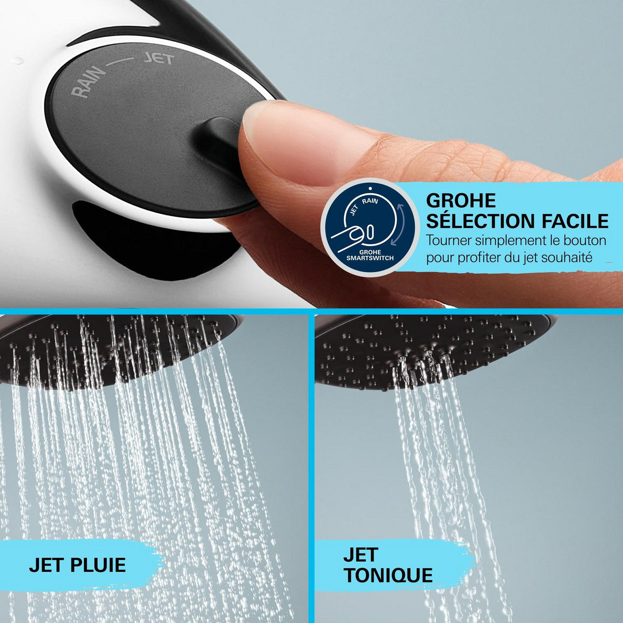GROHE Set de douche 2 jets Vitalio Comfort 110 26398001