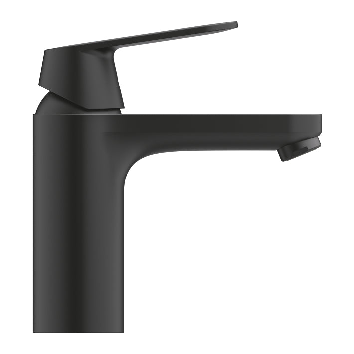 GROHE Mitigeur lavabo Quick Fix Get monocommande taille M noir mat avec bonde clic-clac