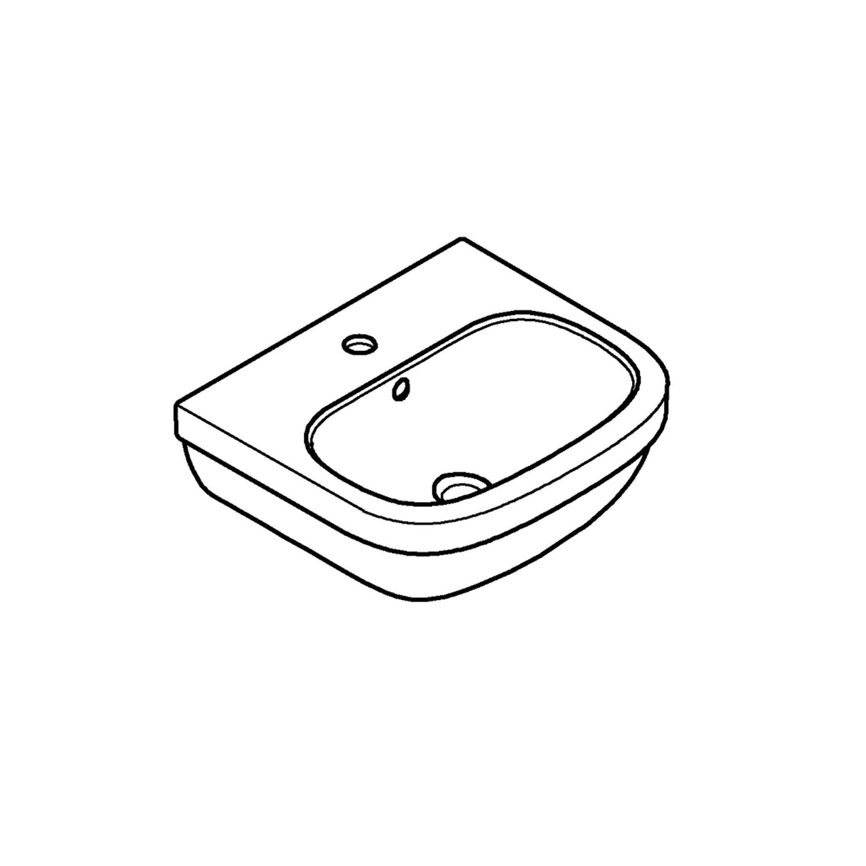 GROHE Lave-mains Euro Ceramic 45 cm technologie PureGuard blanc alpin