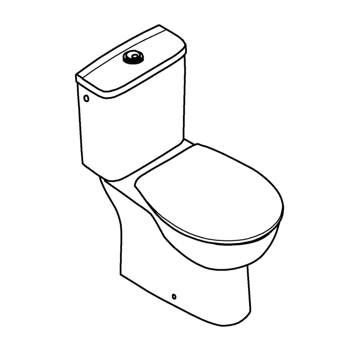 GROHE Ensemble WC à poser Alpine white Bau Ceramic 39496000