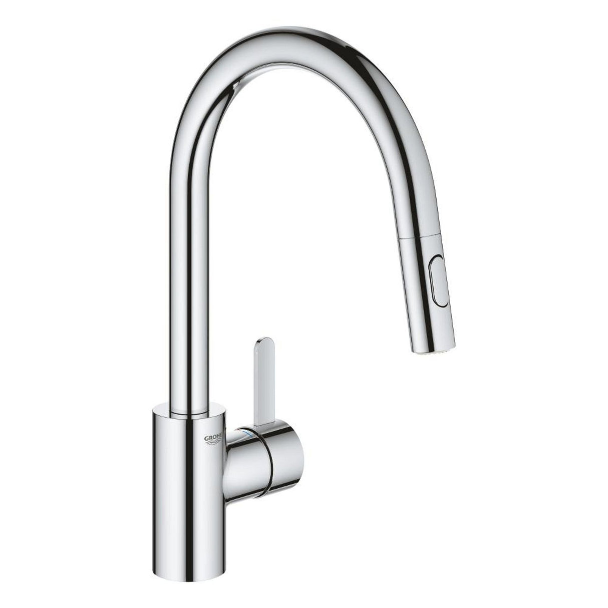 GROHE Mitigeur de cuisine monocommande chrome Eurosmart Cosmopolitan 31481001