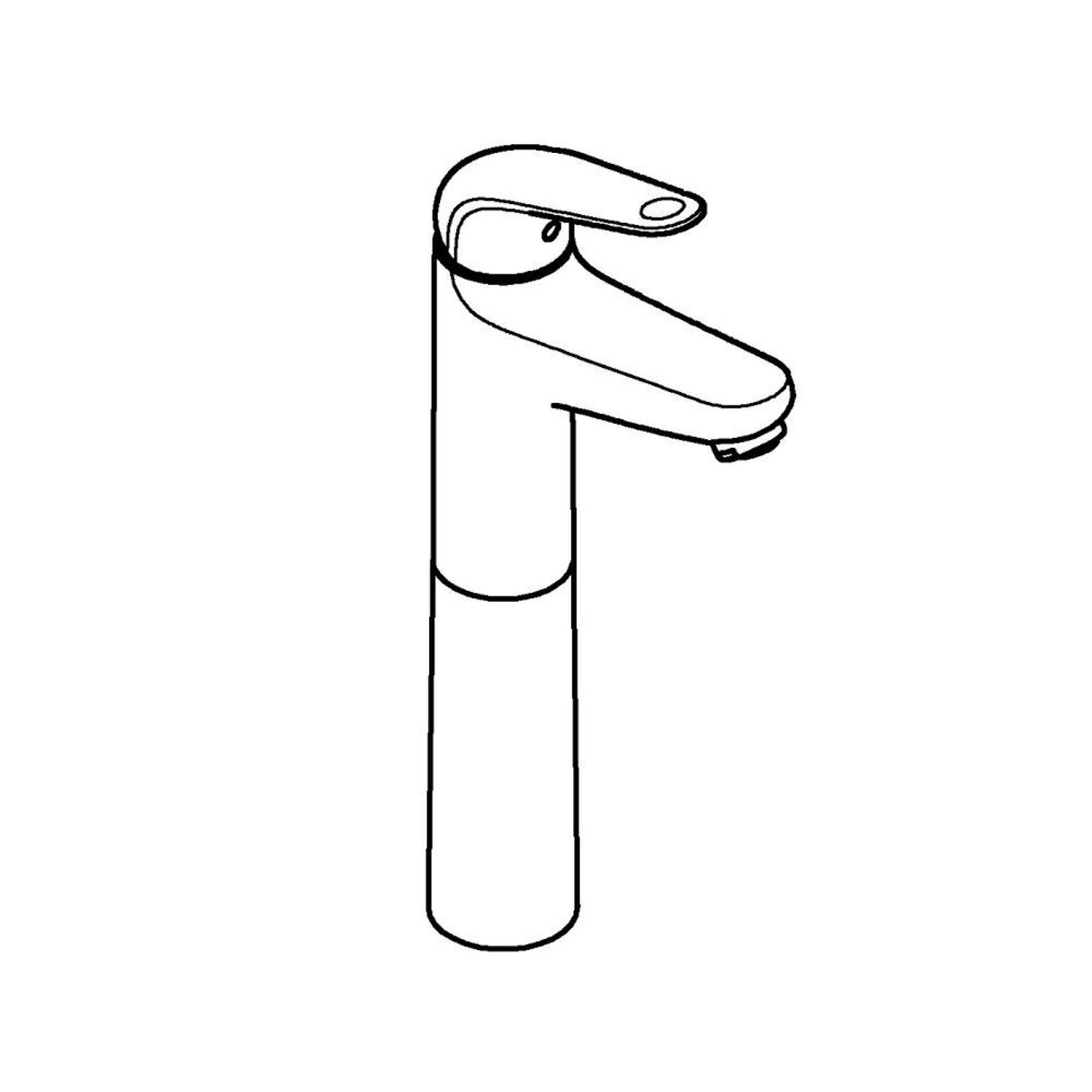 GROHE Mitigeur de lavabo monocommande taille XL chrome Swift 24331001