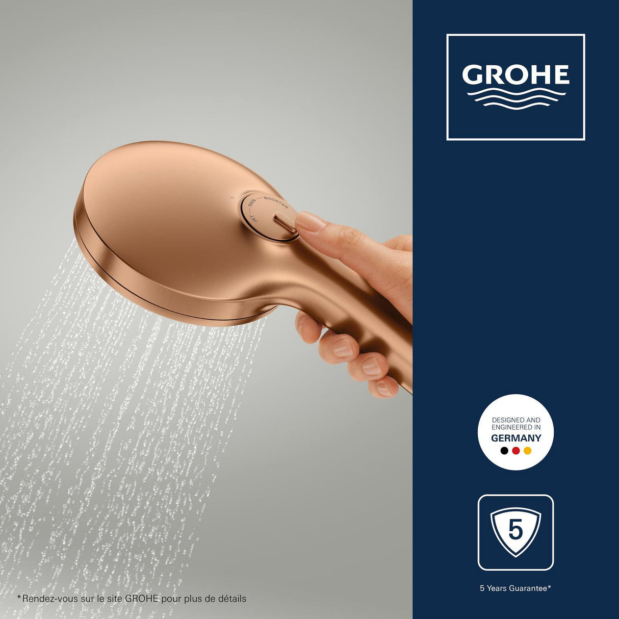 GROHE Douchette 3 jets Vitalio Joy+ 120 - 7.9l/min