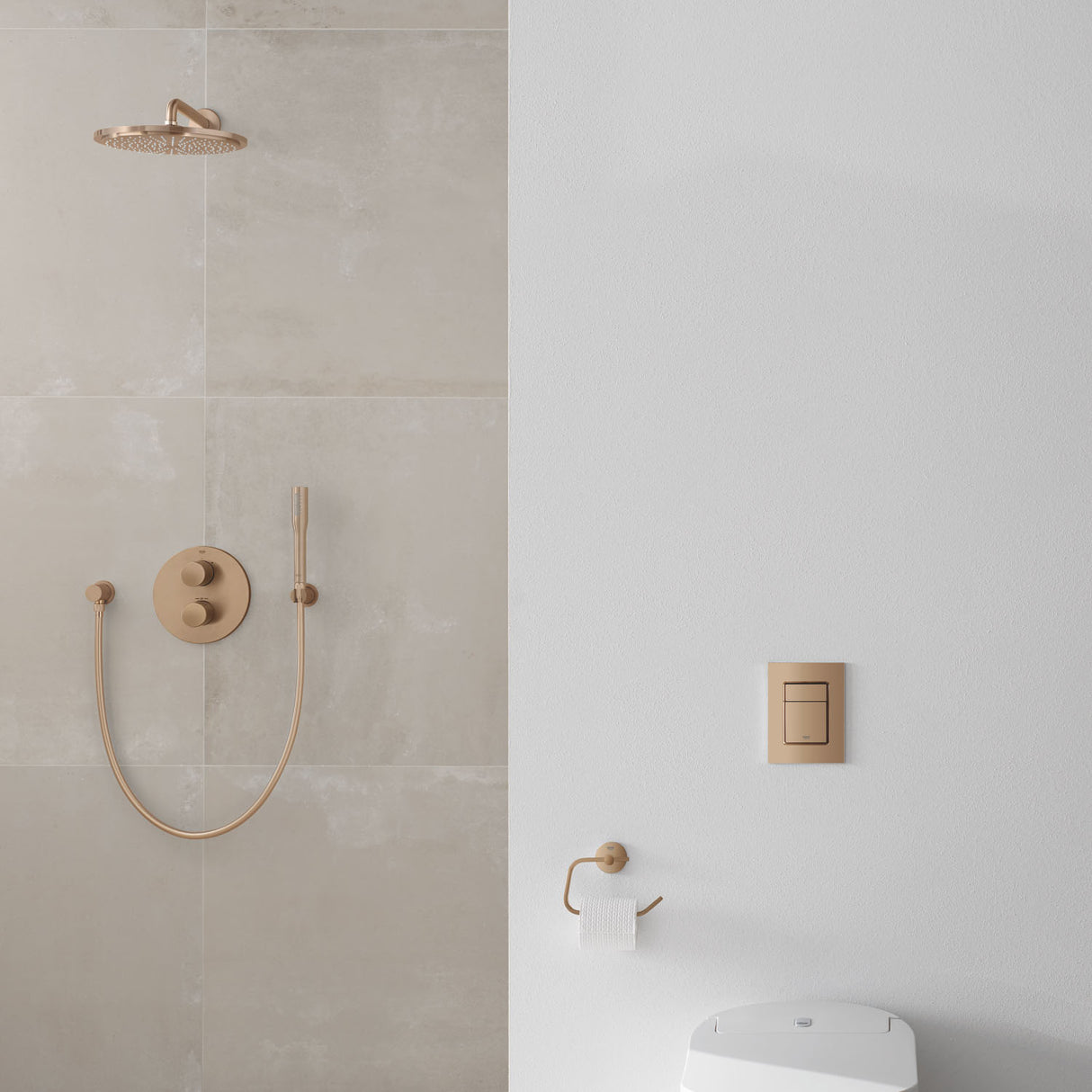 GROHE Douche de tête et bras 380mm 1 jet Rainshower Cosmopolitan 310