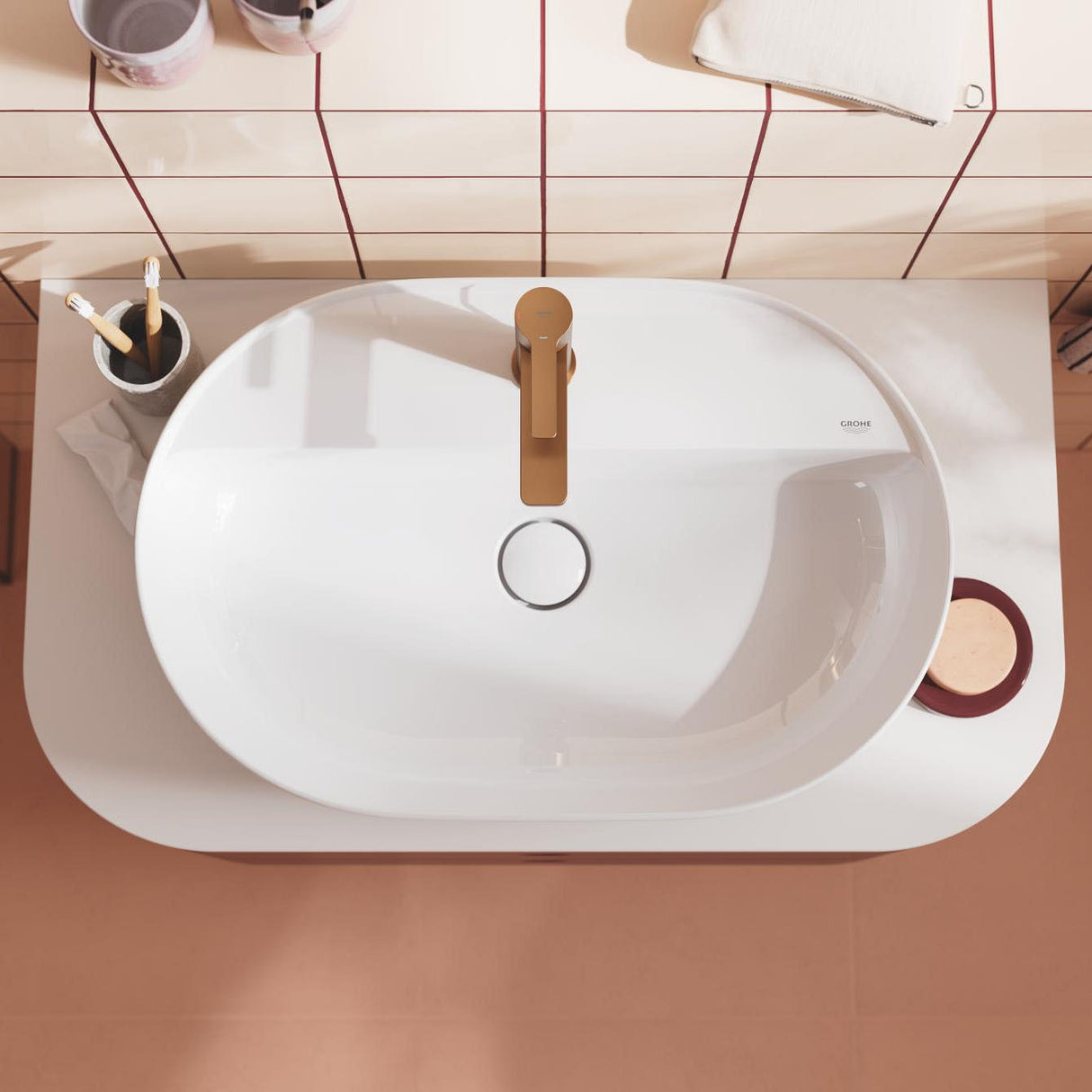 GROHE Mitigeur de lavabo Lineare XS sans tirette