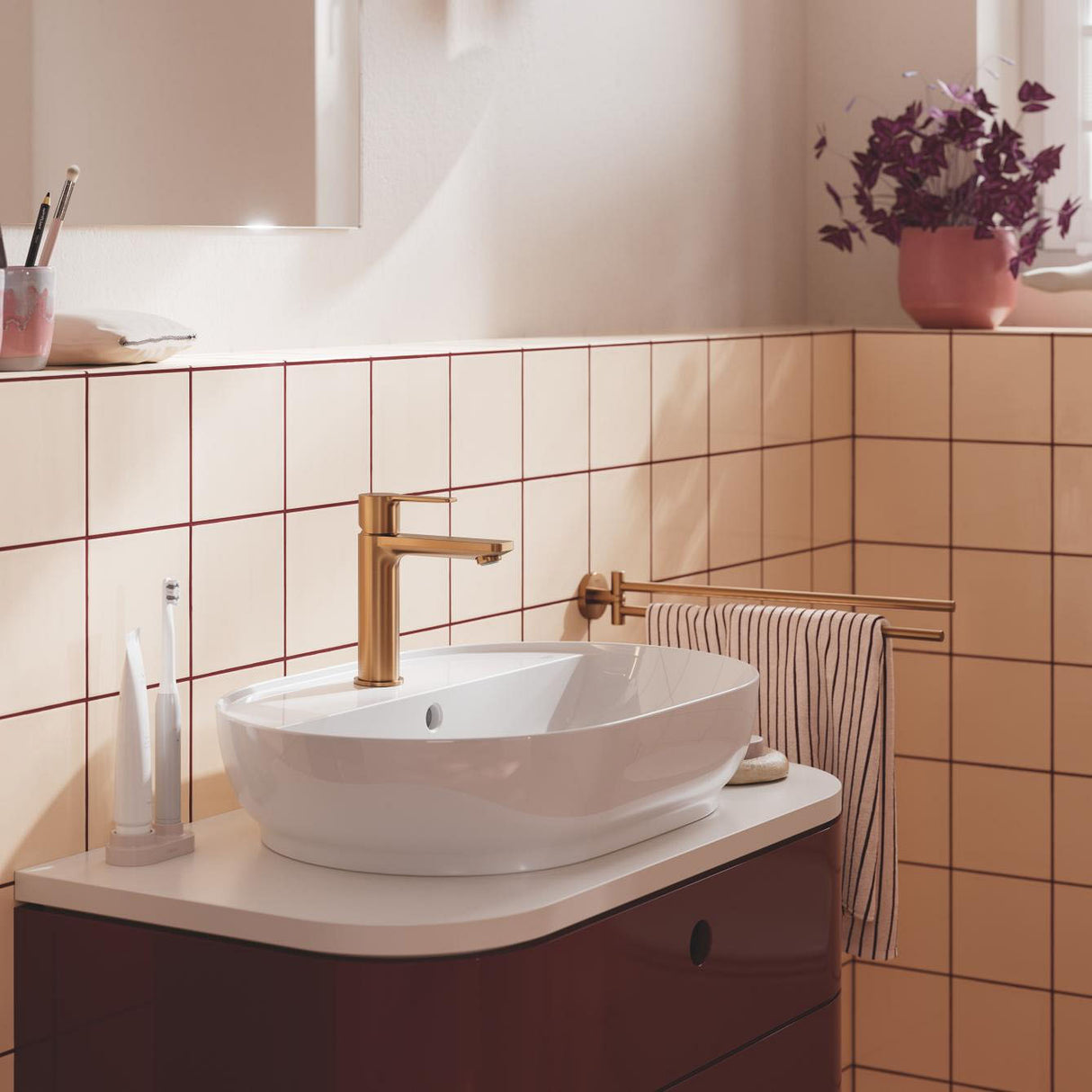 GROHE Mitigeur de lavabo monocommande Lineare Taille S sans tirette