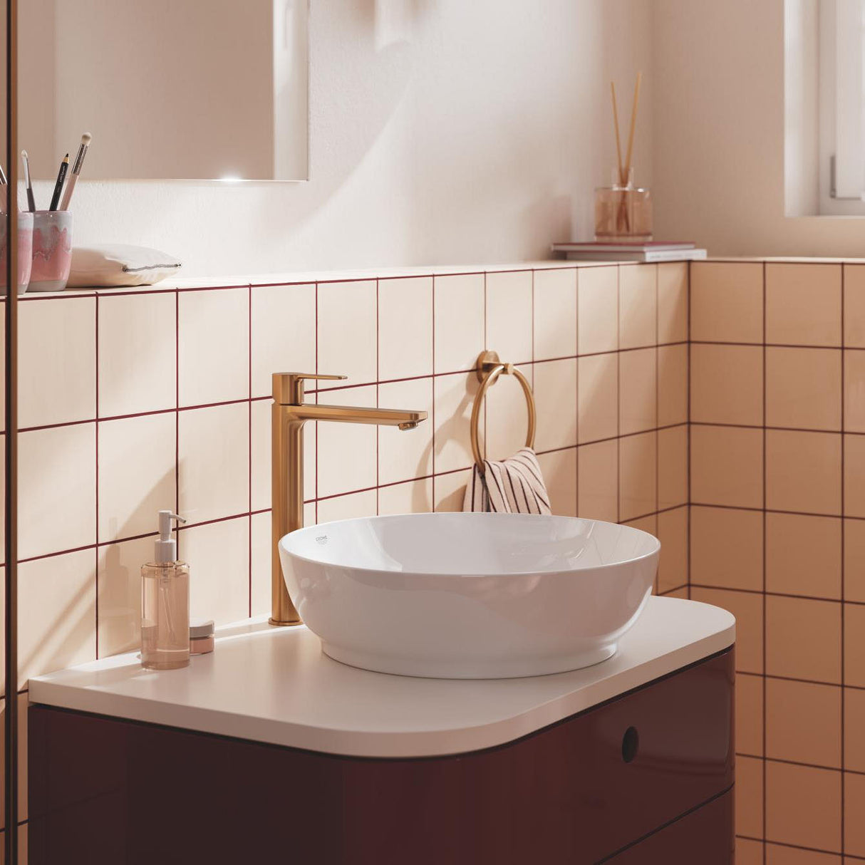 GROHE Mitig de lavabo monocommande Lineare XL