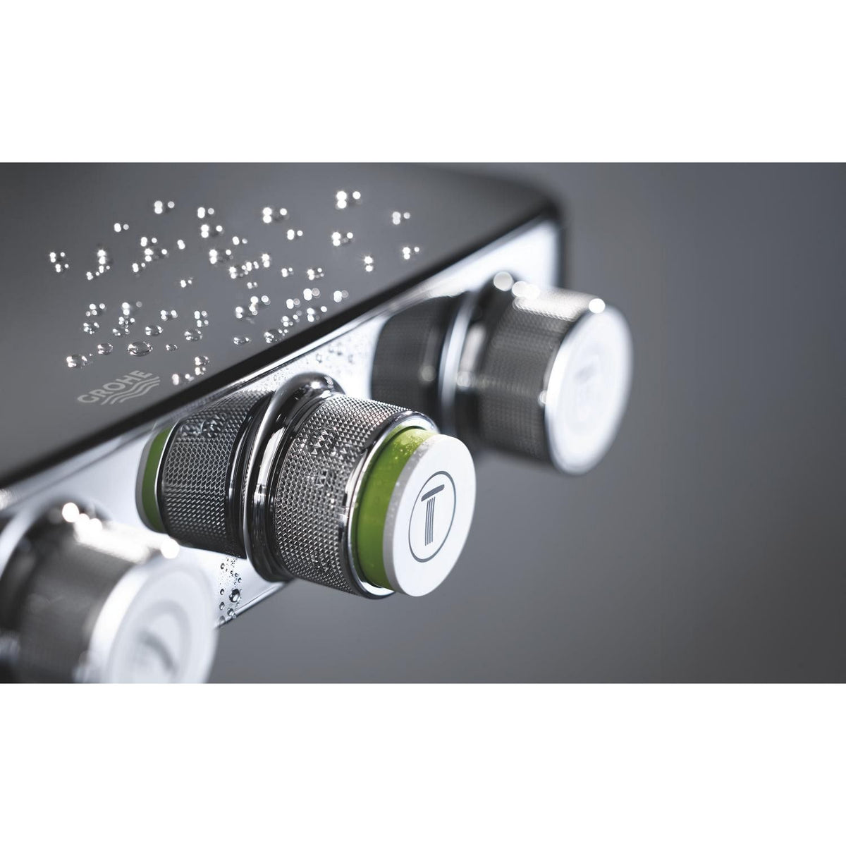 GROHE Colonne de douche Thermostatique SmartControl douche de tête 310 mm Xtra-Large 2 jets et douchette 3 jets - 1002797