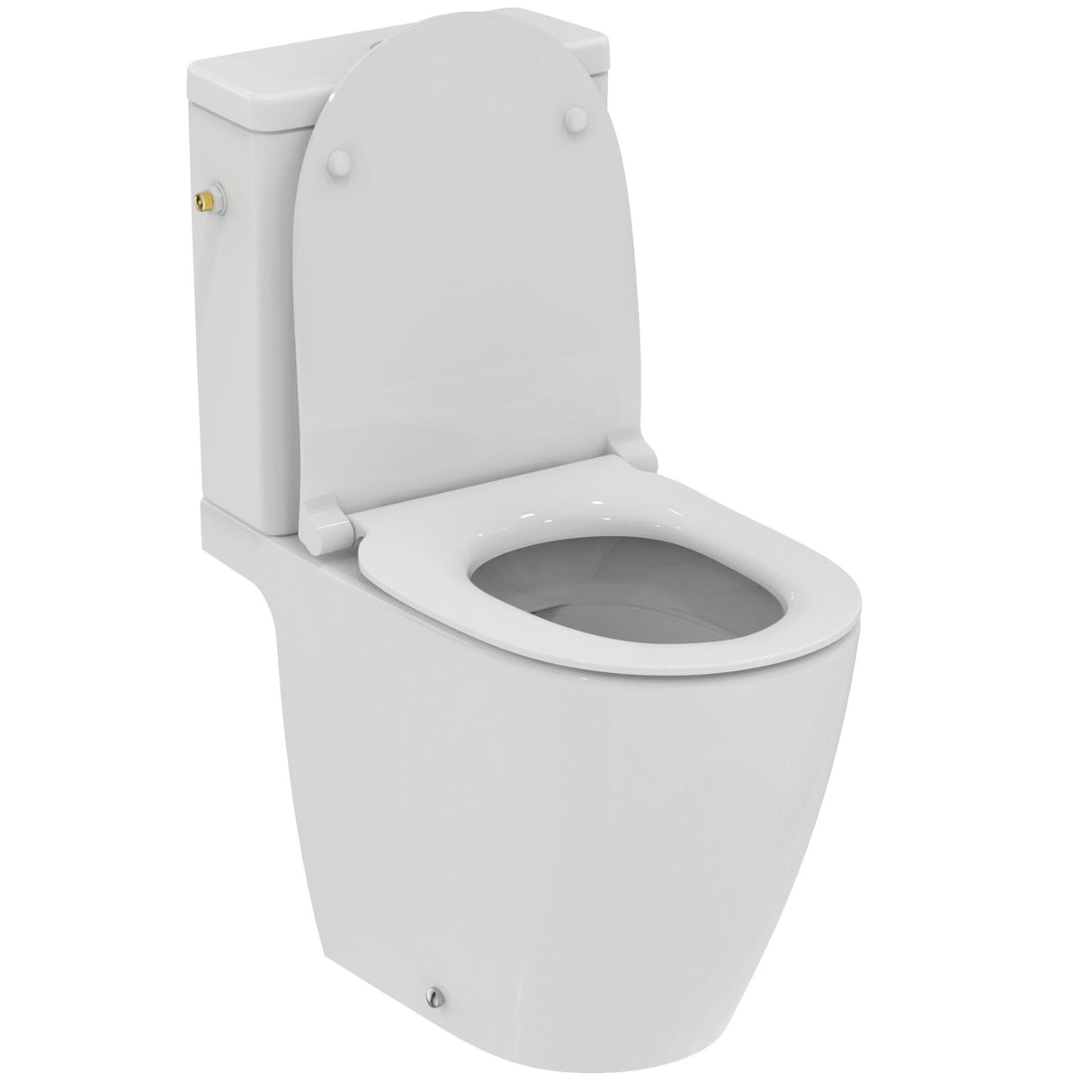 Pack WC au sol caréné i.life O Vortex avec abattant slim declipsable blanc