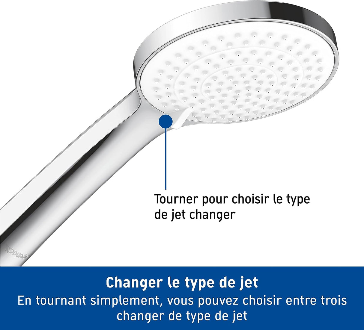 DURAVIT Douchette 3 jets MinusFlow