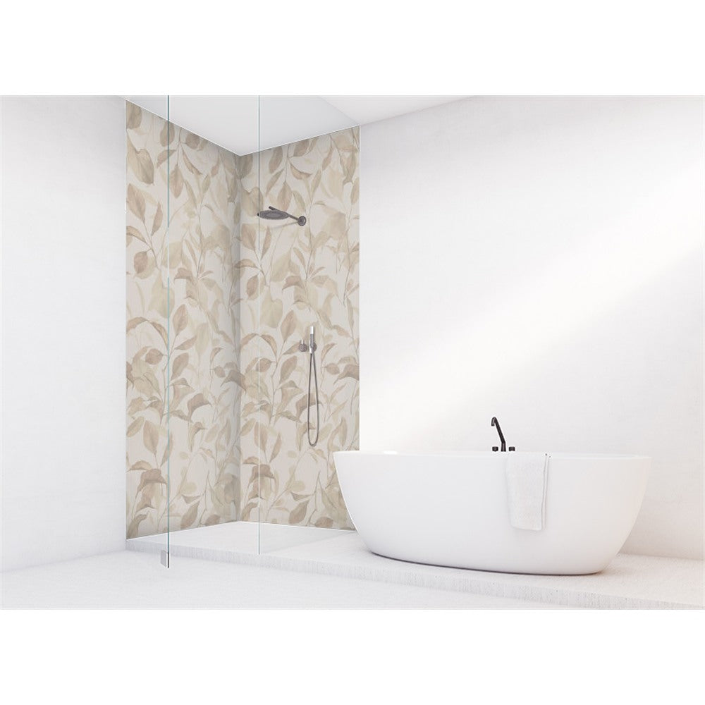 Panneau mural douche VIPANEL - Flore réinvente herbier - Finition velvet