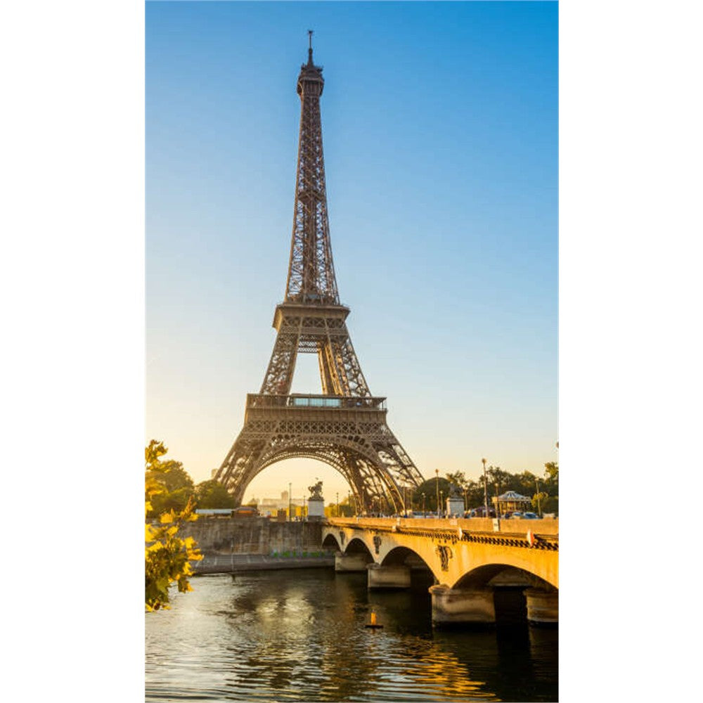 Panneau mural douche VIPANEL - Paysage urbain Paris - Finition brillant