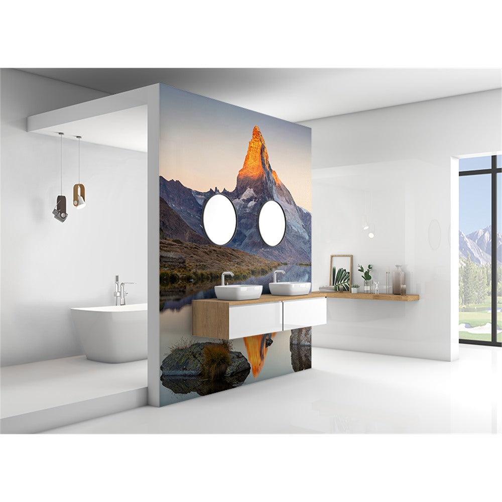 Panneau mural douche VIPANEL - Inspiration nature Montagne - Finition brillant