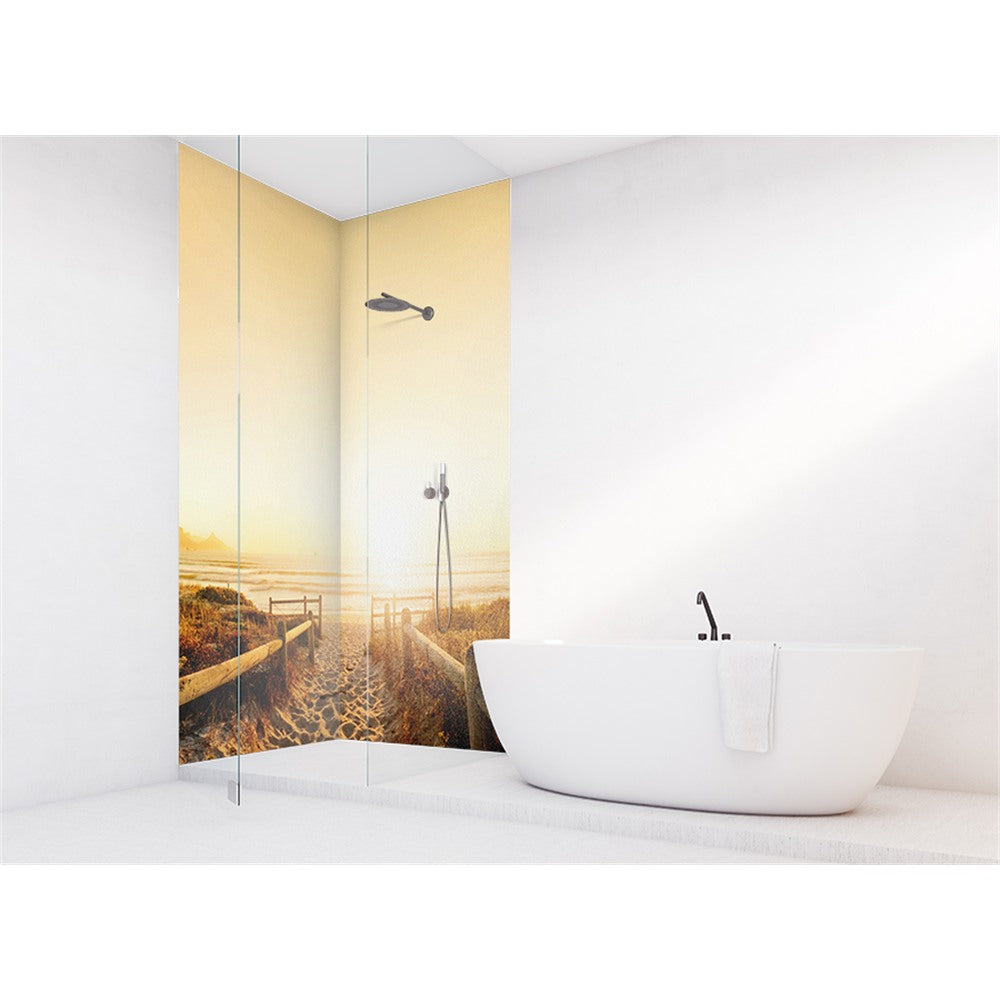 Panneau mural douche VIPANEL - Inspiration nature Cape Town - Finition brillant