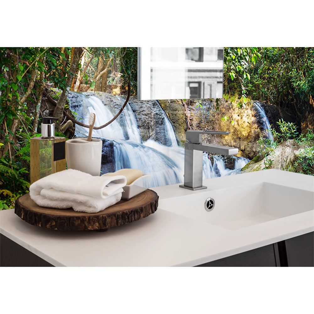 Panneau mural douche VIPANEL - Inspiration nature chute eau 1 - Finition brillant