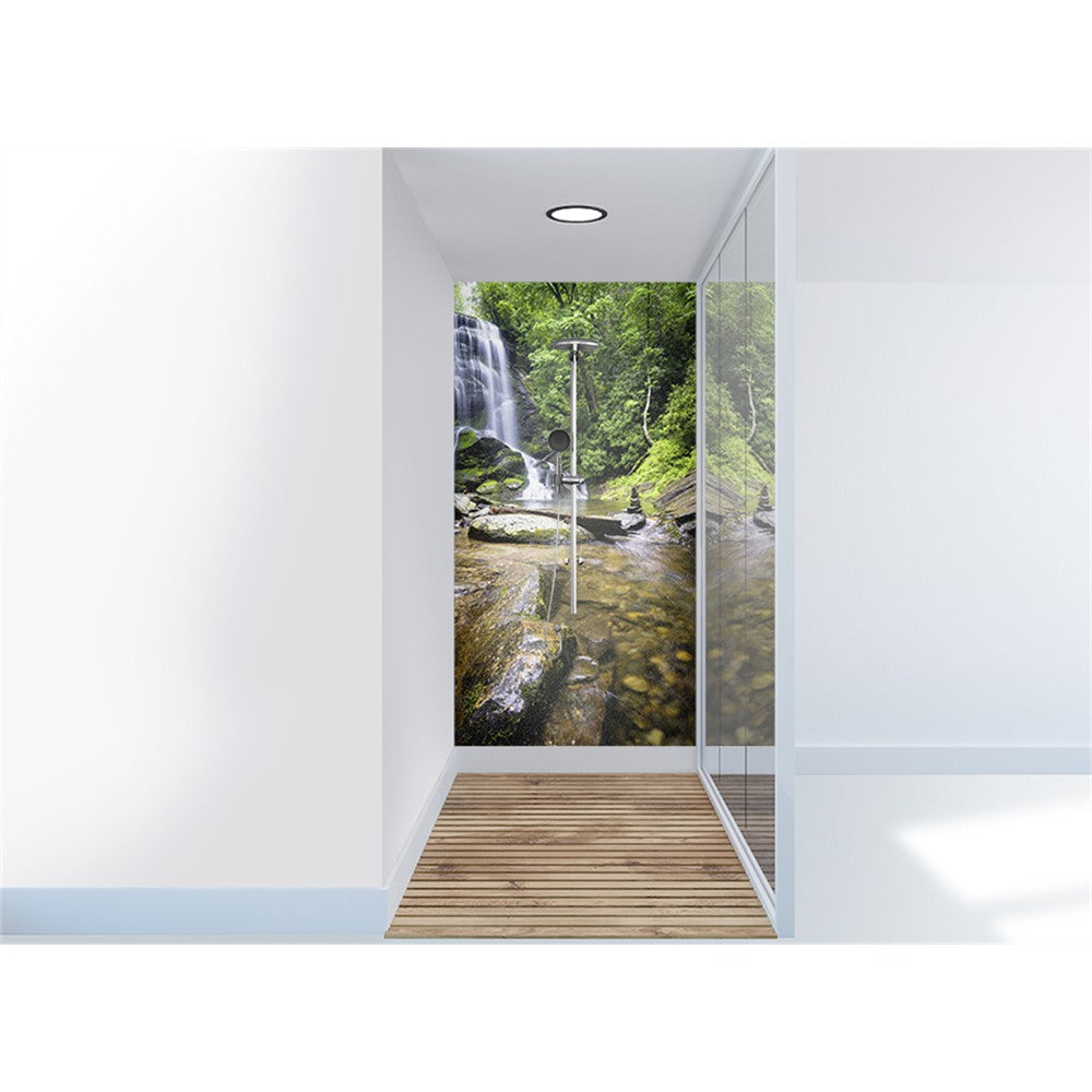 Panneau mural douche VIPANEL - Inspiration nature chute eau 5 - Finition brillant