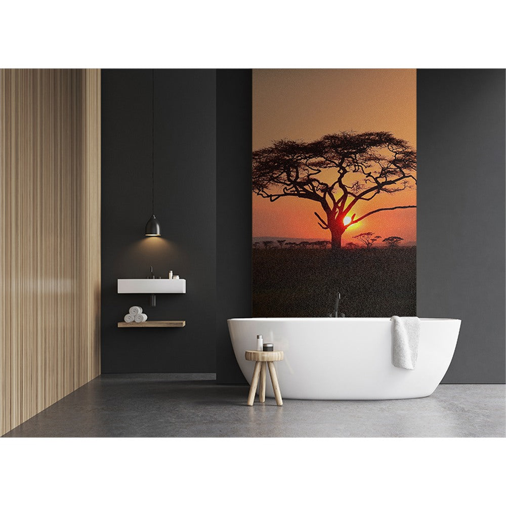 Panneau mural douche VIPANEL - Inspiration nature Africa - Finition brillant