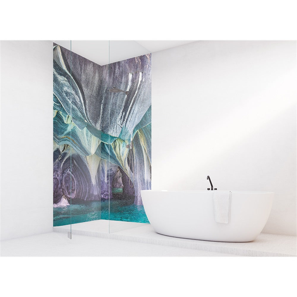 Panneau mural douche VIPANEL - Inspiration nature Grotte - Finition brillant