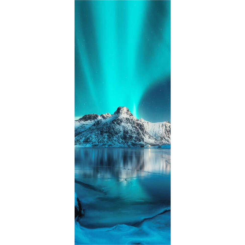 Panneau mural douche VIPANEL - Inspiration nature Aurore boréale - Finition brillant