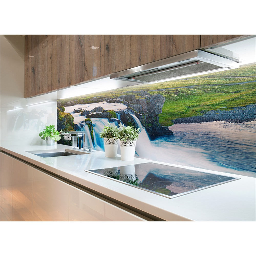 Panneau mural douche VIPANEL - Inspiration nature Islande - Finition brillant