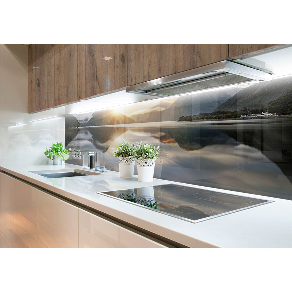 Panneau mural douche VIPANEL - Inspiration nature Milford - Finition brillant