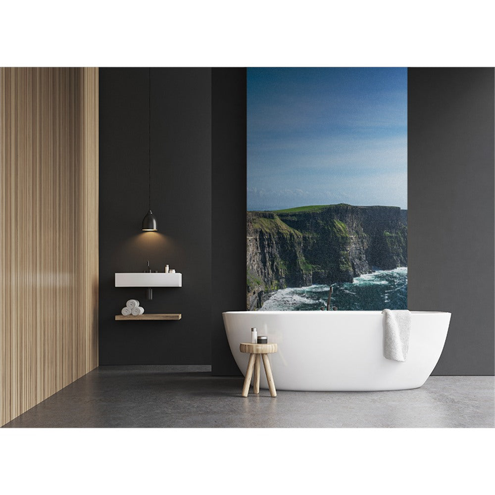 Panneau mural douche VIPANEL - Inspiration nature Falaises de Moher - Finition brillant