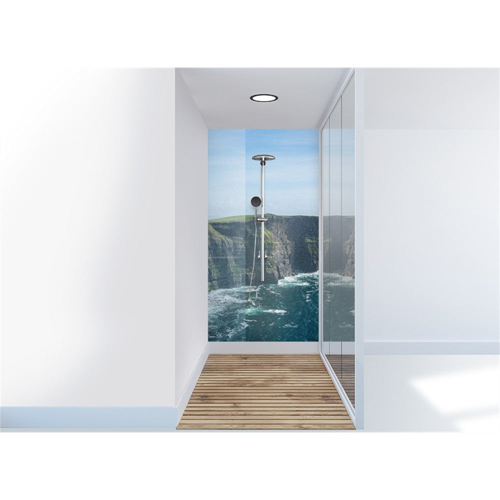 Panneau mural douche VIPANEL - Inspiration nature Falaises de Moher - Finition brillant