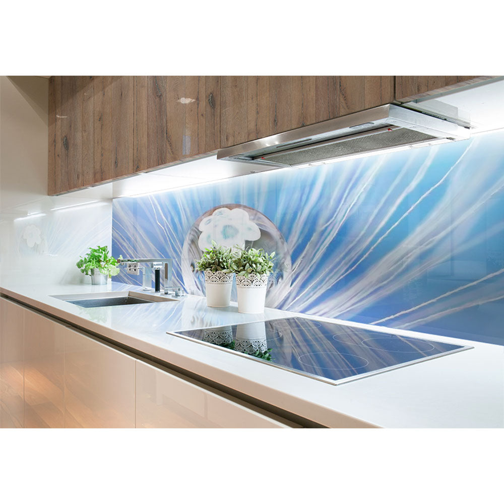 Panneau mural douche VIPANEL - Inspiration nature Goutte d'eau - Finition brillant