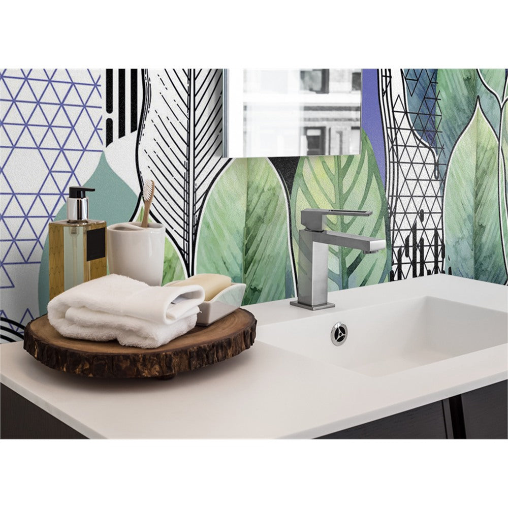 Panneau mural douche VIPANEL - Inspiration nature Papier peint feuilles grandes - Finition mat