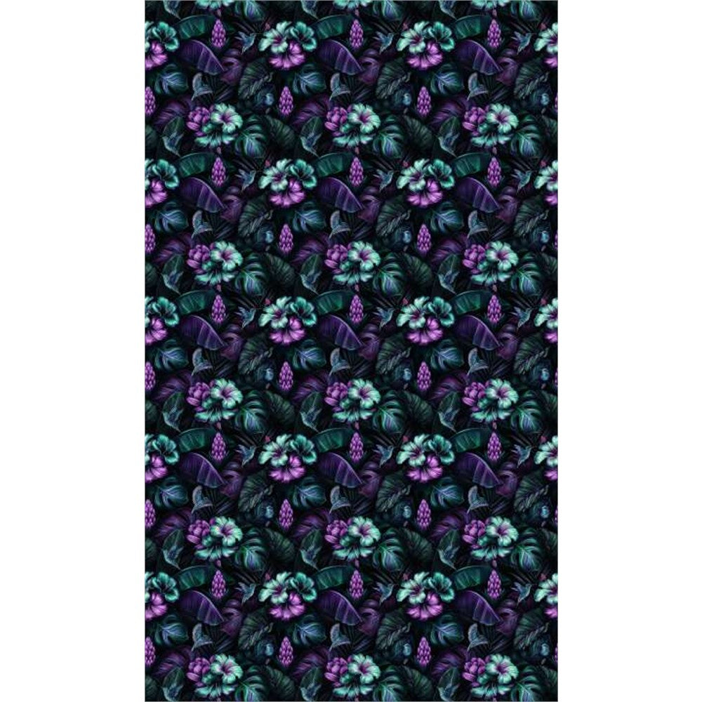 Panneau mural douche VIPANEL - Inspiration nature Hibiscus néon - Finition mat