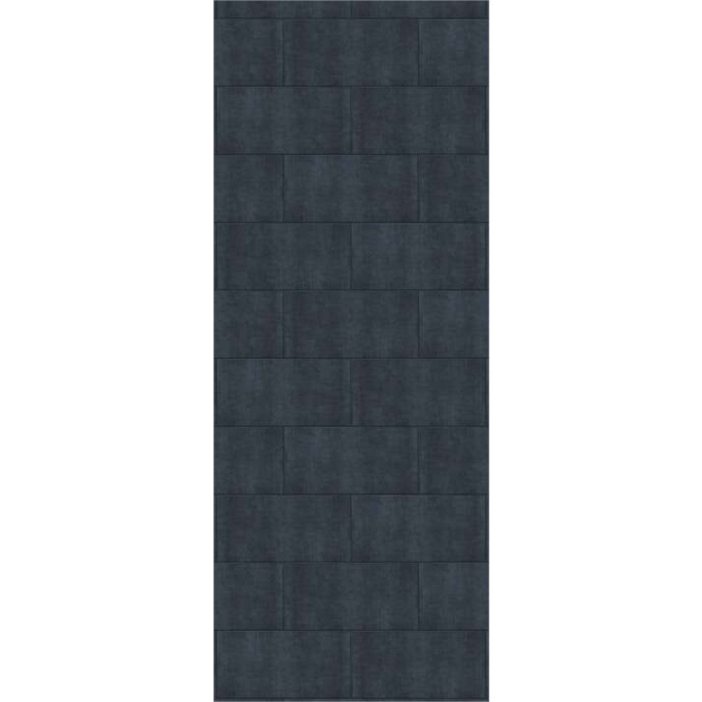 Panneau mural douche VIPANEL - Carrelage Dalle grise - Finition brillant