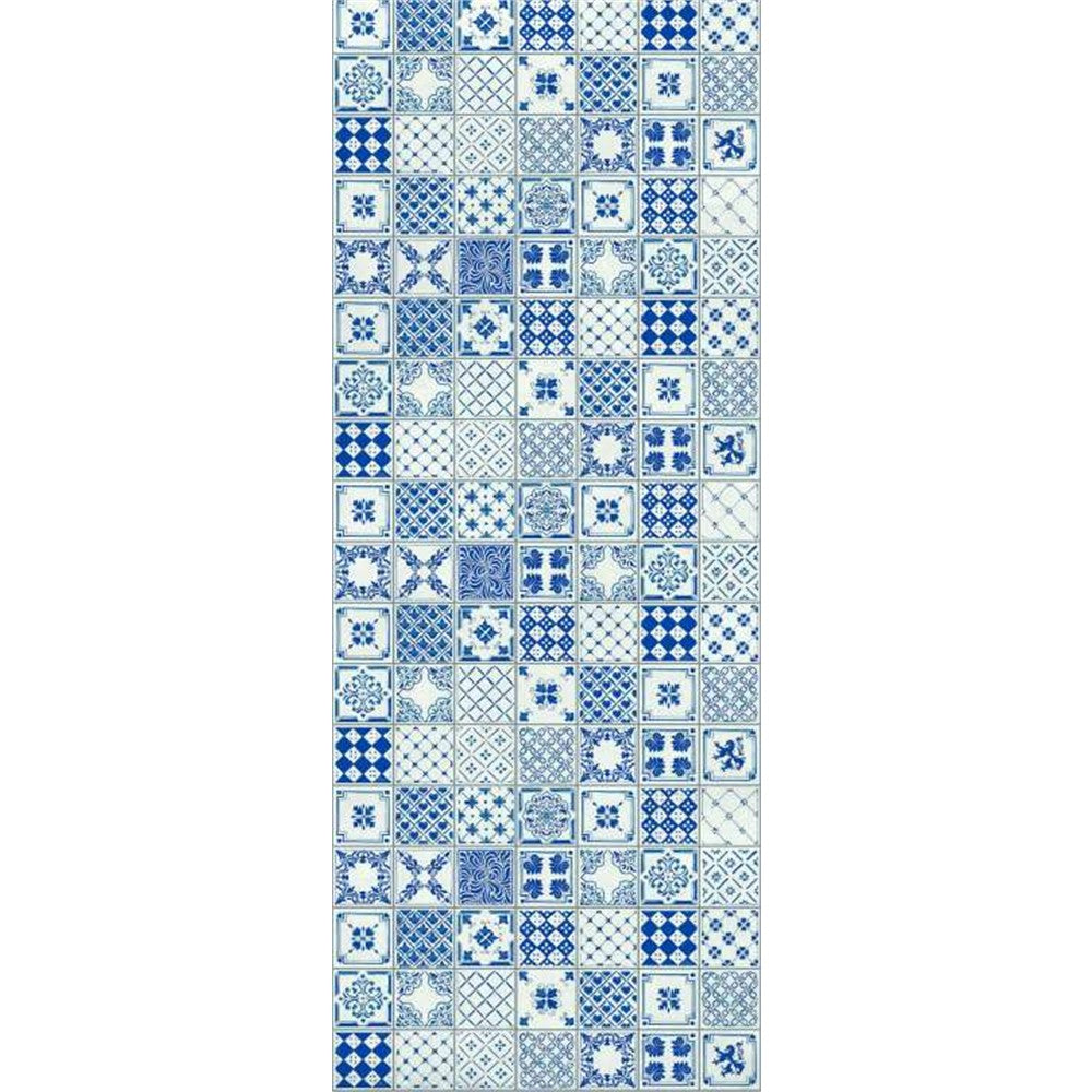 Panneau mural douche VIPANEL - Carrelage Carreaux indigo bleu - Finition brillant