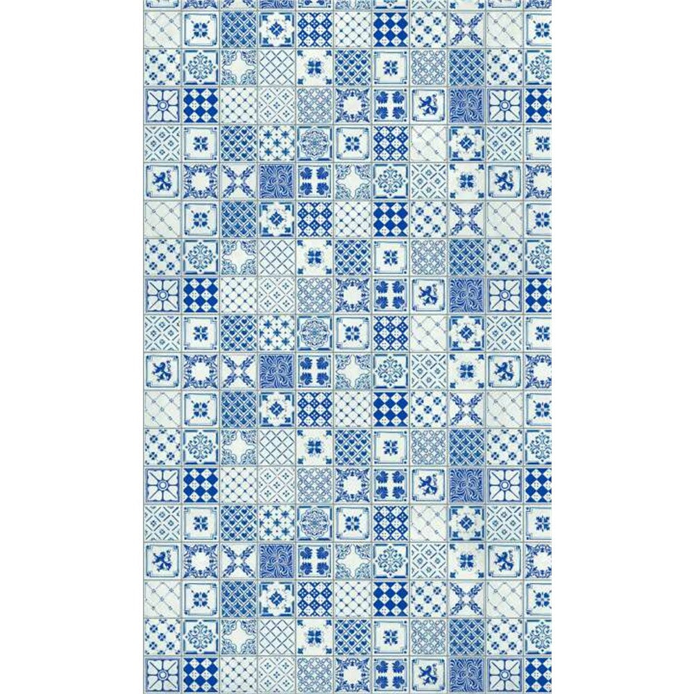 Panneau mural douche VIPANEL - Carrelage Carreaux indigo bleu - Finition brillant