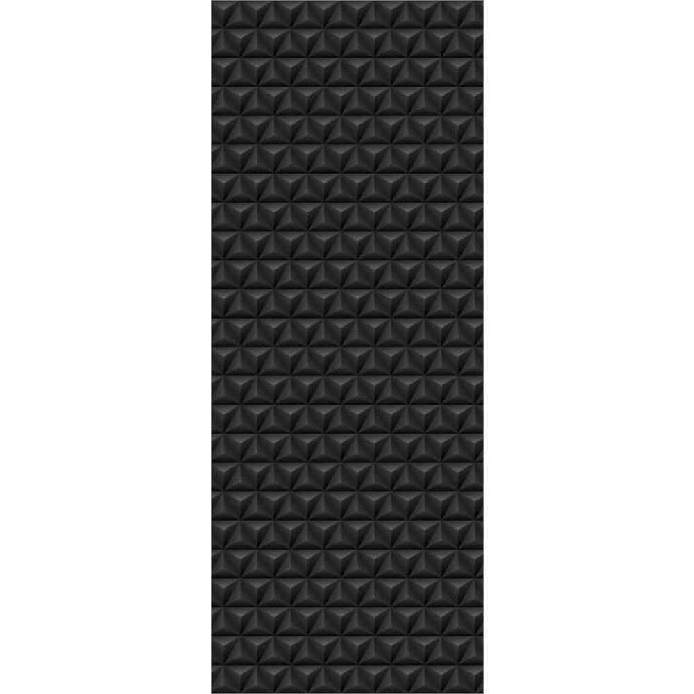 Panneau mural douche VIPANEL - Motif Moderne noir - Finition velvet