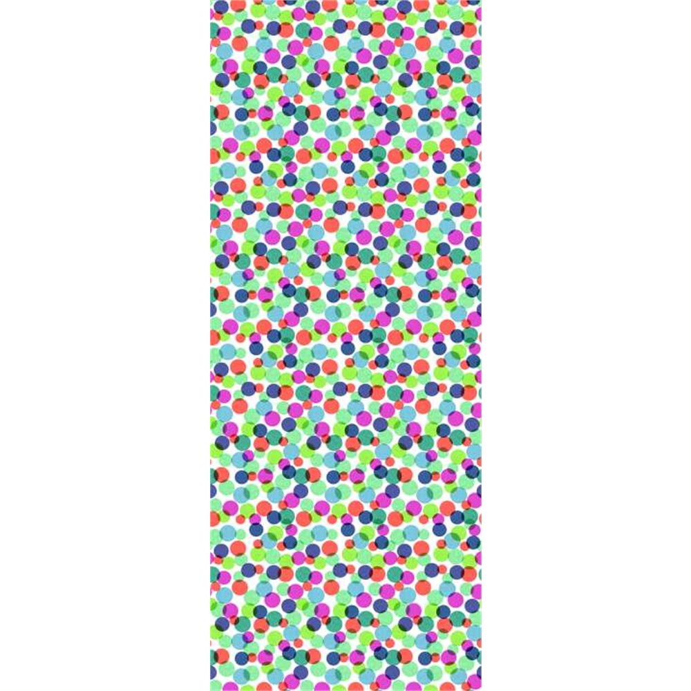 Panneau mural douche VIPANEL - Motif Cercles coloriés - Finition velvet