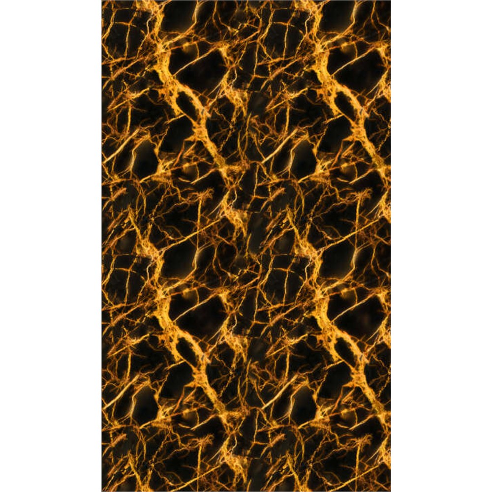 Panneau mural douche VIPANEL - Pierre Cristal jaune - Finition brillant