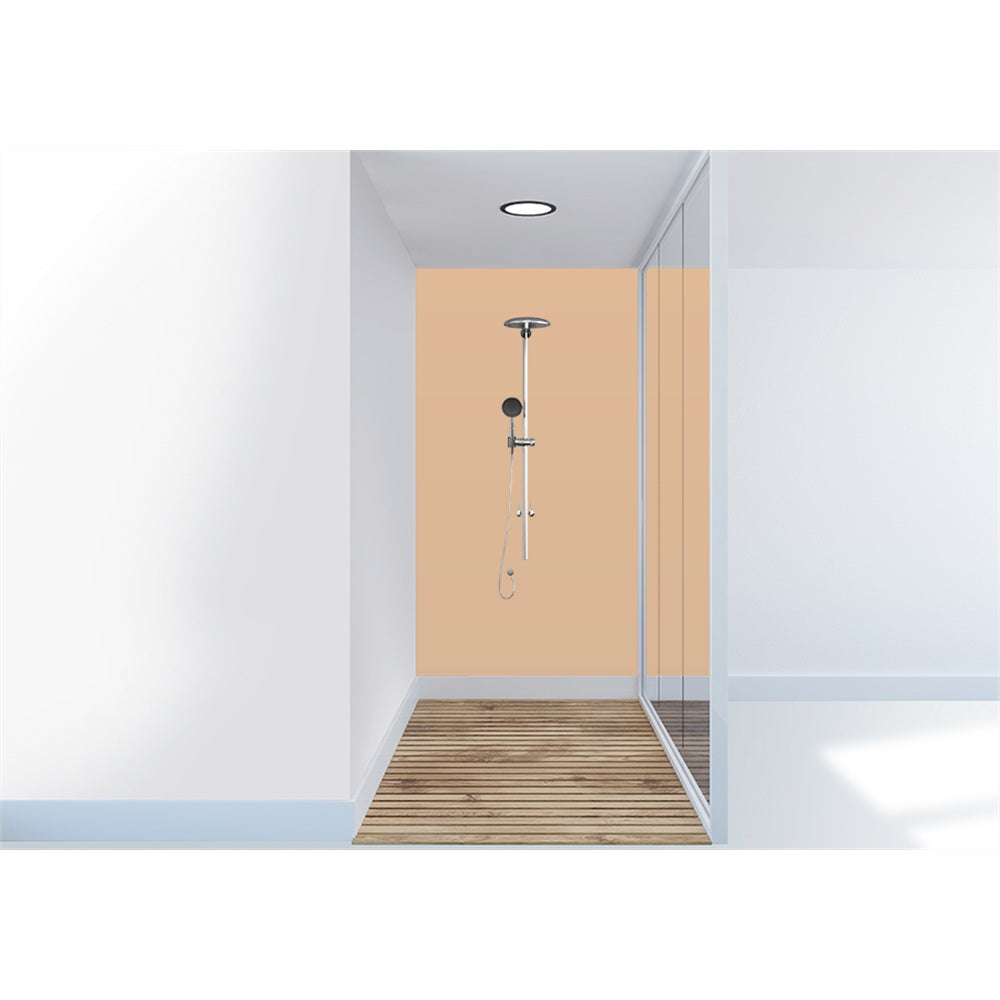 Panneau mural douche VIPANEL - Couleur Unie NCS2050-Y20R - Finition velvet
