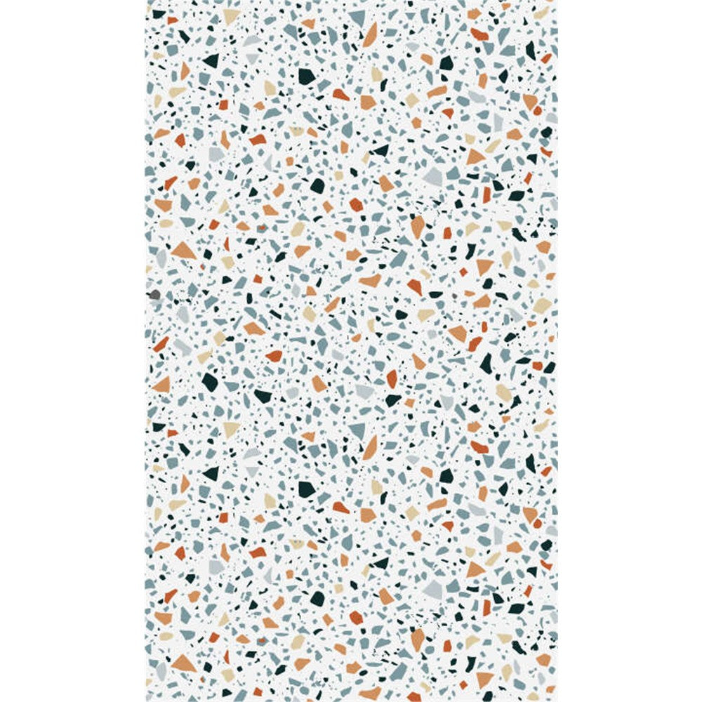 Panneau mural douche VIPANEL - Pierre terrazzo bleu - Finition - Finition mat
