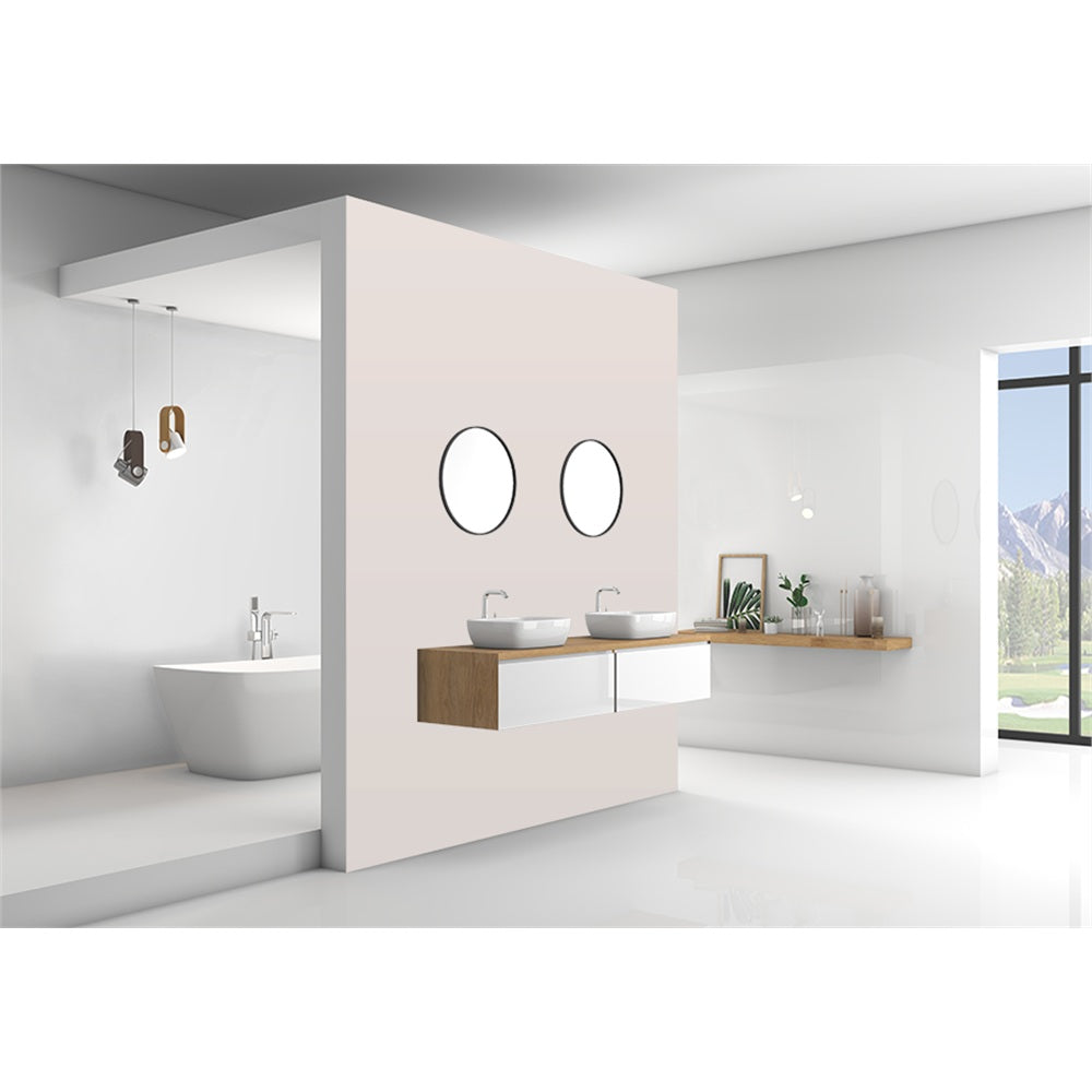 Panneau mural douche VIPANEL - Couleur Unie NCS S1005-Y80R - Finition velvet